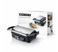MELISSA Panini Press Grill Sandwich Toastie 2 Slice Maker Non-Stick Plates 1600W
