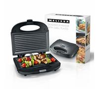 MELISSA Panini Press Grill Sandwich Toastie Slice Maker Non-Stick Plates 750W