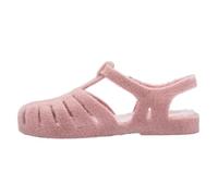 Melissa Possession Jelly Sandal for Women - The Original Jelly Shoe, Fisherman's Sandal with Adjustable Strap and Side Buckle, Flocked Pink, 6 UK