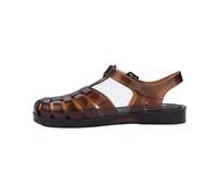 Melissa Possession Jelly Sandal for Women - The Original Jelly Shoe, Fisherman's Sandal with Adjustable Strap and Side Buckle, Clear Brown, 7 UK