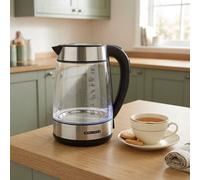 Melissa Digital glass kettle 1.7 L - 2200 W - 5 temperature settings 50/70/80/90/100 °C - LED lighting - Keep warm function - Strix regulator - 360° base - boil-dry protection