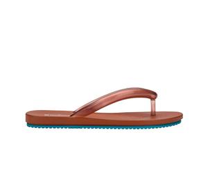 Melissa Shoes Women's Flip Flop Airflow in Brown | Size: 7 Melissa Shoes Brown 7