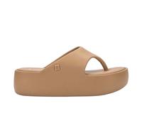 Melissa Shoes Women's Free Platform Thong Flip-Flops in Beige | Size: 6 Melissa Shoes Beige 6
