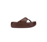Melissa Shoes Women's Free Platform Thong Jelly Sliders in Bronze | Size: 7 Melissa Shoes Bronze 7