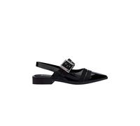 Melissa Shoes Women's Ladylike Buckle Closure Jelly Shoes in Black | Size: 6 Melissa Shoes Black 6