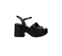 Melissa Shoes Women's Lina Jelly Platform Heels in Black | Size: 6 Melissa Shoes Black 6