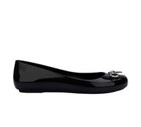 Melissa Shoes Women's Sweet Love Chrome Ballet Flats in Black | Size: 3 Melissa Shoes Black 3
