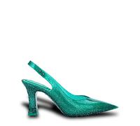 melissa Slingback Heel + Larroude Ad, Women's Sandal, green, 6 UK