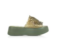 melissa Women's Becky Panc + Isabela E Girl Wedge Sandal, Green, 7 UK