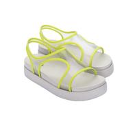 Melissa Women's Bikini Platform AD Wedge Heels Sandals, Yellow, 3 UK