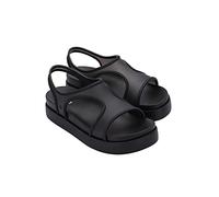 Melissa Women's Bikini Platform Ad Wedge Sandal, Black, 8/9 UK