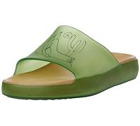 melissa Women's Cloud Slide+ Tarsila Do Flat Sandal, Green, 8/9 UK