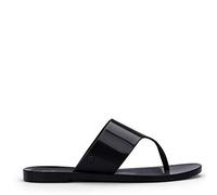 Melissa Women's Essential Chic Ad Flat Sandals, black, 41/41.5 EU
