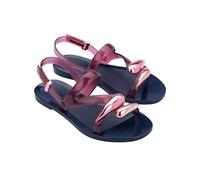 Melissa Women's Iris Sandals, Blue/Red, 8