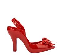 melissa Women's Lady Dragon Hot Ad Ballet Flat, red, 7.5/8 UK