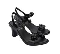 Melissa Women's Lady Emme Blossom + Viktor Slippers, black, 6 UK