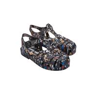 Melissa Women's Mini Possession Print + Fishing Sandals, black, 32 1/9 EU