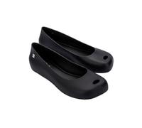 Melissa Women's Nova Ultragirl Ad Ballet Flat, Black/White, 41/42 EU