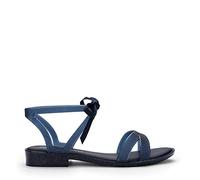 melissa Women's Ophelia Low + Jason Wu Ad Flat Sandal, Blue, 7.5/8 UK