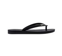 melissa Women's Sun Flip Flop Ad Flat Sandal, Black, 7.5/8 UK