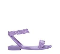 melissa Women's Wave Sandal Blossom + Flat, Purple, 2/3 UK