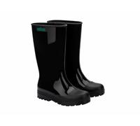 melissa Women's Welly Ad Rain Boot, Black/White, 5 UK