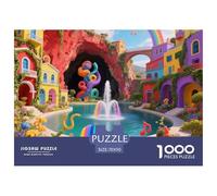 Melissani Cave 1000 Pieces Portable Jigsaw Puzzle Building Age 3+ Quirky, Abstract Design, Fun Details, Educational, Challenging Puzzle Games 70x50cm/1000pcs