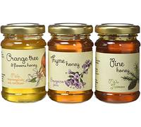 Melissokomiki Dodecanese Raw Greek Honey Gift Set - 3 x 130g
