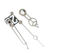 Melitare 1pc NH35 Polished Hands C3 Blue Green Luminous Watch Pointer 8 * 12 * 12.5mm Rose Gold Silver Diver Aiguille(Balck Green)