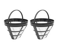 Melitt 2-Pack Reusable Coffee Filter for Ninja, Fits Most Basket Drip Coffee Machines, #4 Filter, Easy Clean, Compatible with Ninja CF080, CF090, CE201, CP301 & More