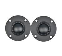 Melitt 2Pcs Tweeter 1.5Inch 6Ohm 30W Dome Silk Film Tweeter Hifi Treble Speaker Audio Loudspeaker with Heatsink