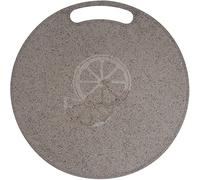 Melitt Cutting Board Plastic Kitchen Cutting Board Round Baking Board Fruit Vegetable Cutting Board with Handles 31cm