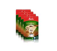 Melitta 1 x 4 Gourmet Filter Bags, Intense, Aromamax Structure, Natural Brown, (4 x 80 Pieces)