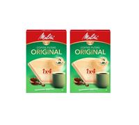 Melitta 13316152 Pack Original Size 1x4, 80, Filter Coffee Makers, Brown, Paper