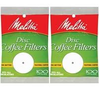 Melitta 3.5 Inch White Disc Coffee Filters (Pack of 2)