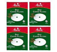 Melitta 3.5 Inch White Disc Coffee Filters (Pack of 4)