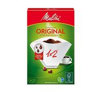 Melitta 40 Count White Cone Coffee Filters, Size 1 x 2, Compatible with Coffee Maker