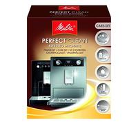 Melitta 6747190 Cleaning Kit, For Automatic Coffee Machines, 1 Descaler, 4 Cleaning Pads, 1 Filter Cartridge, 1 Microfiber Cloth, 1 Brush
