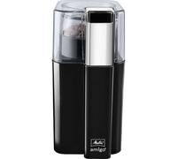 Melitta 224210 Coffee Grinder with Blades, Plastic and Stainless Steel, 170 W, 60 Grams, Black