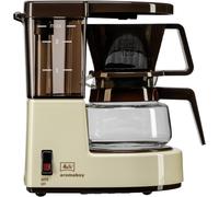 Melitta Aromaboy, Filter Coffee Machine, Retro, Compact, Beige & Brown - 1015-03