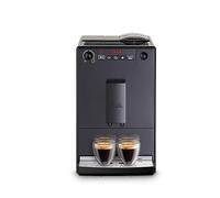 Melitta Bean to Cup Machine, With Adjustable Coffee Intensity, Adjustable Double Outlet for One or Two Cups, Cup Warming Function, Self-Cleaning Option, SOLO, Pure Black, E950-222