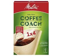 Melitta Coffee Coach Filters, Size 1 x 4-40 Pack, Paper, Brown, Art.No. 6766426