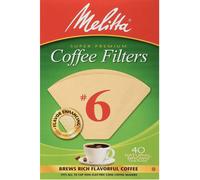 Melitta Cone Coffee Filters Number 6 40 Count (Pack of 2)