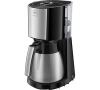 Melitta Enjoy Top Therm, 1017-08, Coffee Machine with Insulated Stainless Steel Jug, Aroma Selector, Black/Brushed Steel