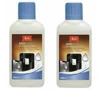 MELITTA ESPRESSO COFFEE MACHINE MAKER ANTI CALC DESCALER DECALCIFIER CLEANER x 2
