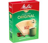 Melitta, 80 Coffee Filters, Size 102, For Filter Coffee Makers, Original, Brown