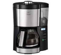 Melitta Filter Coffee Machine, Look V Timer Model, Stainless Steel, 21 x 24 x 33.5 cm, Black, Art. No. 6766591