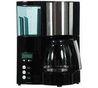 Melitta Filter Coffee Maker with Glass Pourer, Hot Hold and Timer Function, Optima Timer, Black, 100801