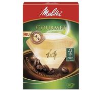Melitta Gourmet Coffee Filters Size 1x4, 80 Coffee Filters, For Filter Coffee Makers, Brown