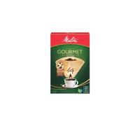 Melitta Gourmet Coffee Filters Size 1x4, 80 Coffee Filters, For Filter Coffee Makers, Brown